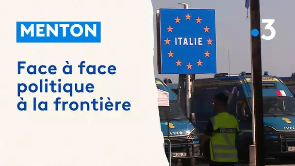 La visite du RN à Menton perturbée par le militant Cédric Herrou