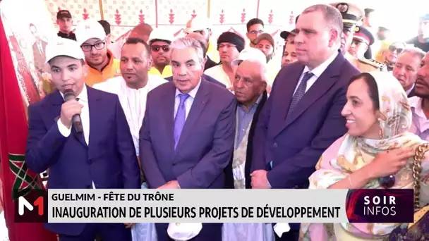 Fête du Trône 2024 : Inauguration et lancement de projets de développement à Guelmim