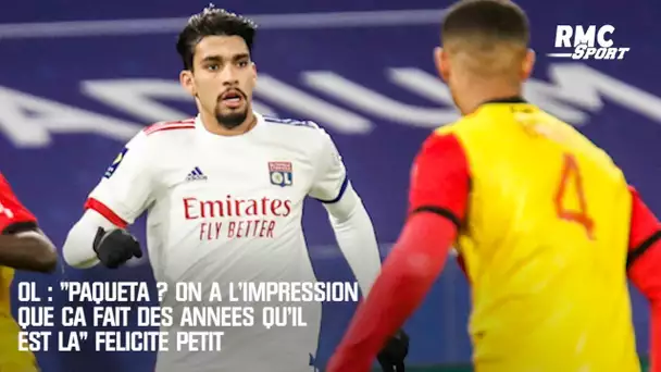 OL : "Paqueta ? On a l'impression que ça fait des années qu'il est là" félicite Petit