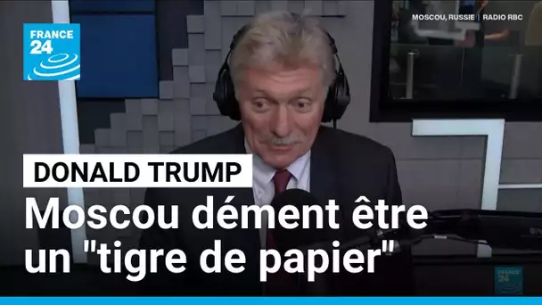 Après les accusations de Donald Trump, Moscou dément être un "tigre de papier" • FRANCE 24