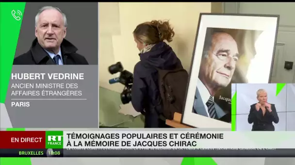Jacques Chirac «aura été un extraordinaire animal politique» selon Hubert Védrine