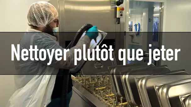 Des centres de lavage industriel pour en finir avec le jetable