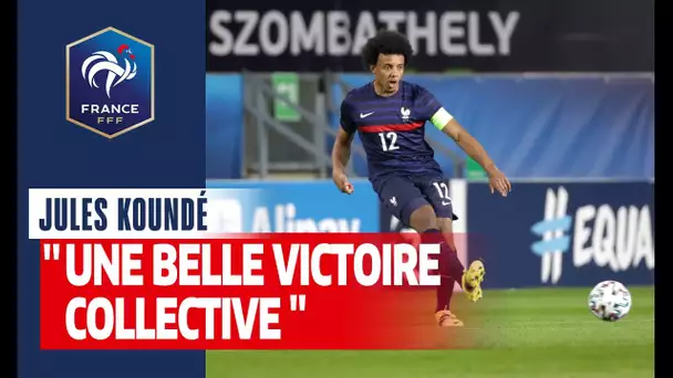 Jules Koundé : "Une belle victoire collective"