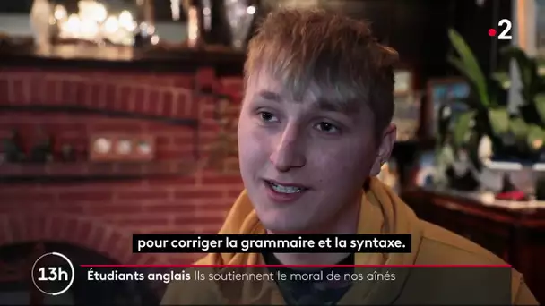 Étudiants Anglais: Ils soutiennent le moral de nos ainés