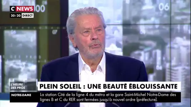 Alain Delon fait une déclaration émouvante à Pascal Praud