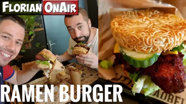 Un BURGER à base de NOUILLES? - RAMEN BURGER VLOG #581