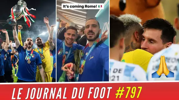 L'ITALIE sacrée, le vibrant hommage de NEYMAR à MESSI, Ménès quitte Canal+ et allume Hervé Mathoux !