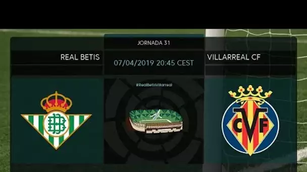 Calentamiento Real Betis vs Villarreal CF