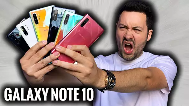 Tous les Galaxy Note 10 et 10+ ! (en avant-première)