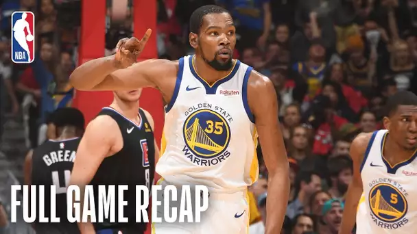 WARRIORS vs CLIPPERS | Kevin Durant Puts His Stamp On The Series With 50 Points | Game 6