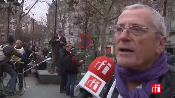 Des manifestations malgré l'interdiction - #COP21 - Paris Climat 2015