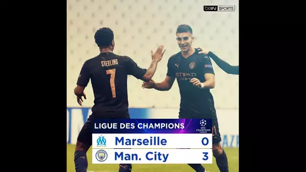 Champions League - Manchester City l'emporte largement contre l'OM au Vélodrome