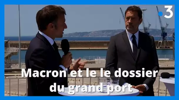 Visite de Macron : le dossier du grand port de Marseille