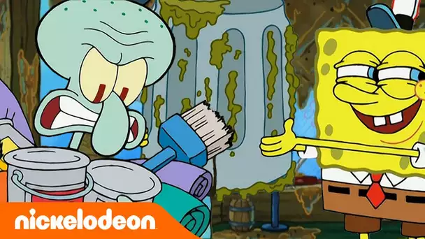 Bob l'éponge | Bob l'éponge RUINE le Crabe Croustillant | Nickelodeon France