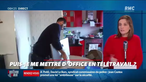 Puis-je me mettre d'office en télétravail ?