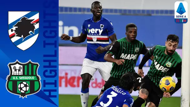 Sampdoria 2-3 Sassuolo | I neroverdi ripartono e salgono al quarto posto | Serie A TIM