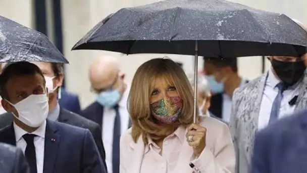 Brigitte Macron masquée : son clin d’œil à un artiste marocain