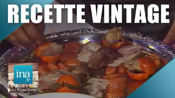 Recette : Suprême de cailles au foie gras dans gelée de mandarine de Roger Vergé | Archive INA
