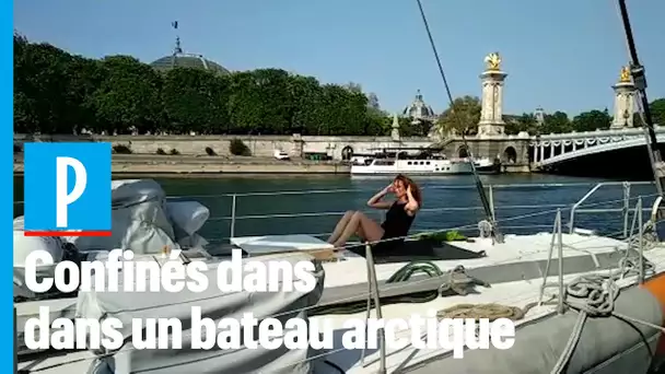 Confinés : les conseils du capitaine du bateau arctique Tara, coincé sur la Seine à Paris
