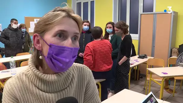 Sensibilisation aux violences et à la discrimination au collège Turgot à Denain.