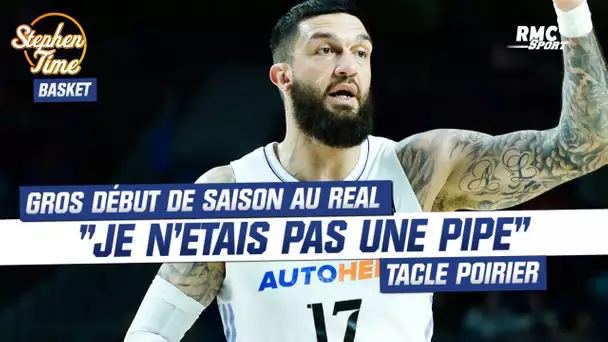 Basket: "Je n'étais pas une pipe", Poirier valide son gros début de saison au Real