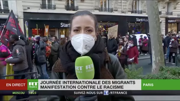 Journée internationale des migrants : manifestation pour la régularisation des sans-papiers à Paris