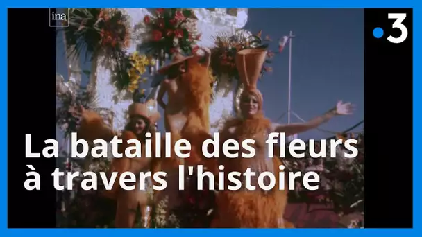 La bataille des fleurs du carnaval de Nice à travers le temps, retour en images