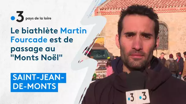 Ambassadeur du sport et du biathlon, Martin Fourcade est au festival de Noël de Saint-Jean-de-Monts