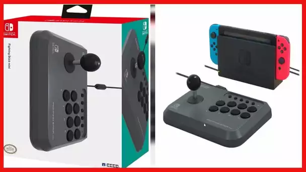 HORI Switch Fighting Stick Mini Officially Licensed By Nintendo - Nintendo Switch