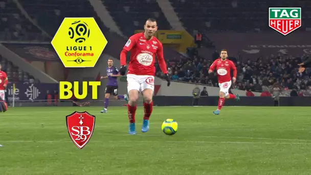 But Yoann COURT (7') / Toulouse FC - Stade Brestois 29 (2-5)  (TFC-BREST)/ 2019-20