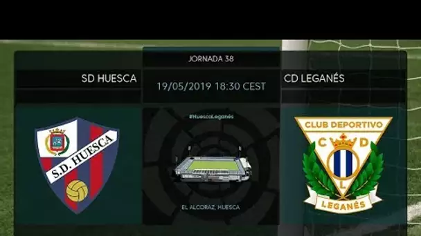 Calentamiento SD Huesca vs CD Leganés