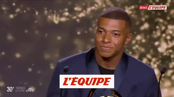 Kylian Mbappé (PSG) élu meilleur joueur de Ligue 1 - Foot - Trophées UNFP