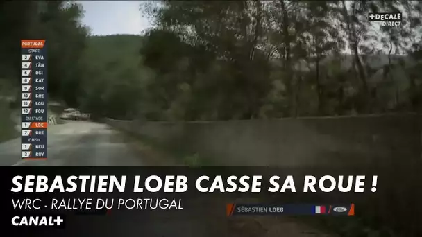Sébastien Loeb casse sa roue ! - WRC Rallye du Portugal