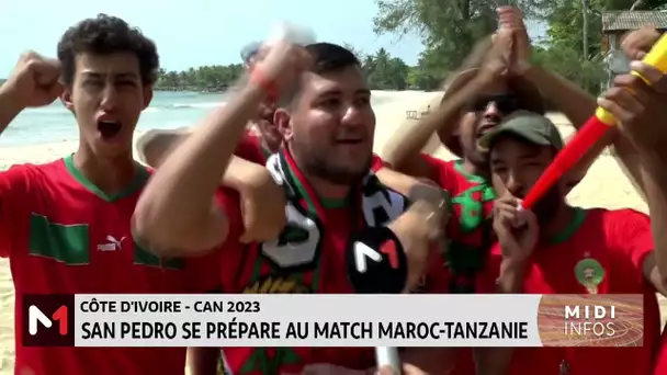 CAN 2023 : San Pedro se prépare au match Maroc - Tanzanie