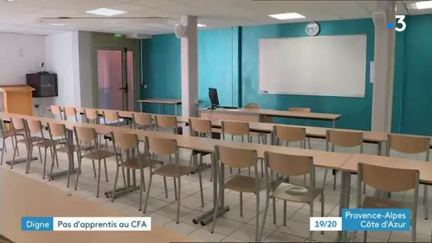 Plus d'apprentis au CFA de Dignes pour cause de confinement