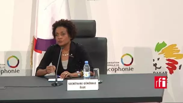 Michaëlle Jean : "On ne remplace pas Abdou Diouf, on lui succède!" - #OIF