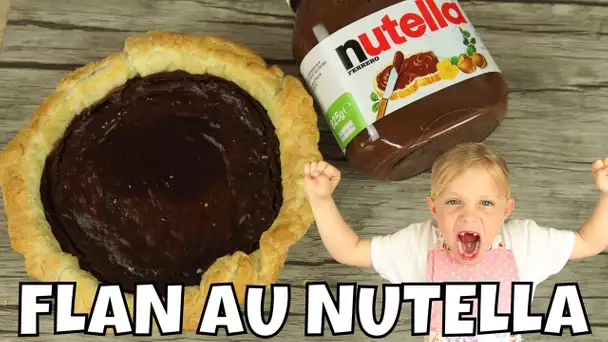 ♡• RECETTE FLAN AU NUTELLA | FACILE ET RAPIDE •♡