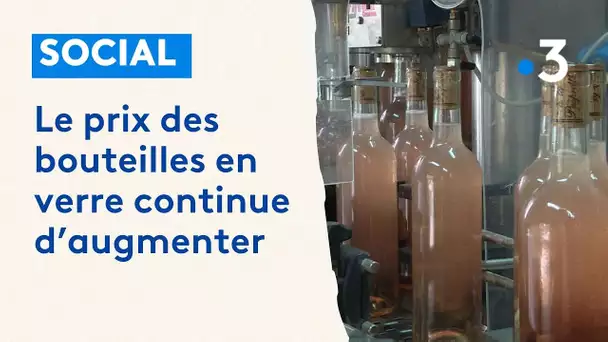 Inquiétude chez les vignerons : le prix des bouteilles en verre continue d’augmenter