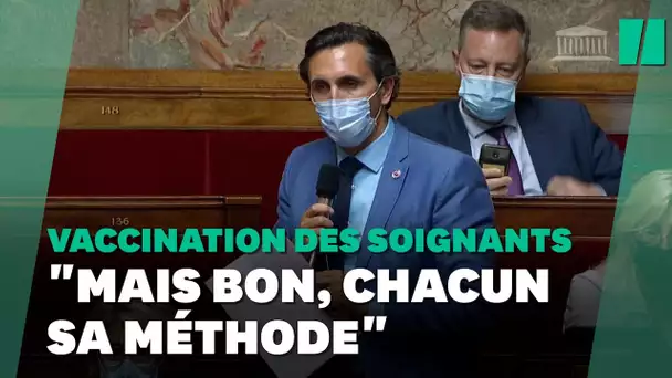 Vaccin obligatoire: Aubert compare les soignants à des "soldats du front" qu'on "fusillerait"