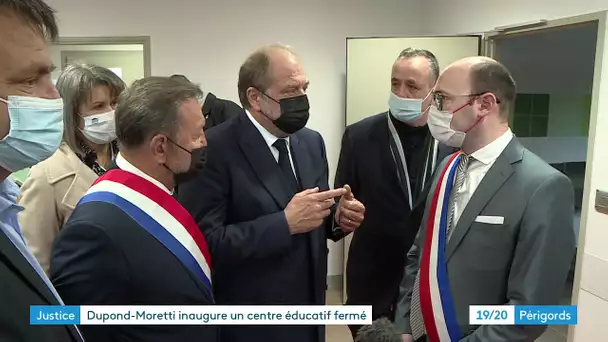 Visite du ministre de la justice Dupond Moretti à Bergerac