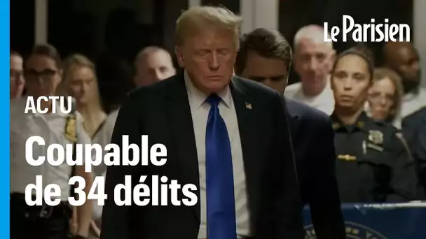 Déclaré coupable dans l'affaire Stormy Daniels, Donald Trump risque 4 ans de prison