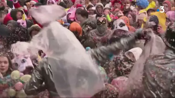 Bataille de confettis Carnaval de Granville