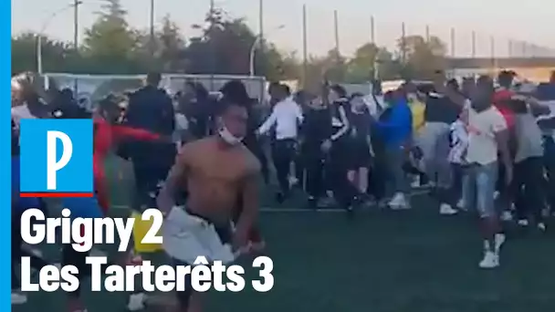 Grigny : 300 spectateurs réunis autour d'un match de foot « sauvage »