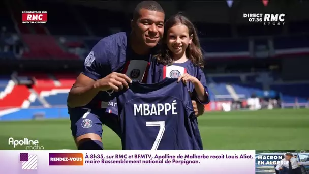 PSG : la petite Camille reçue par Kylian Mbappé et acclamée par des ultras