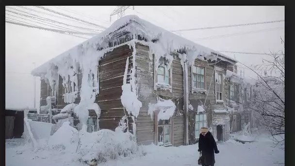Ce photographe s’est aventuré dans le village le plus froid du monde, à -71°