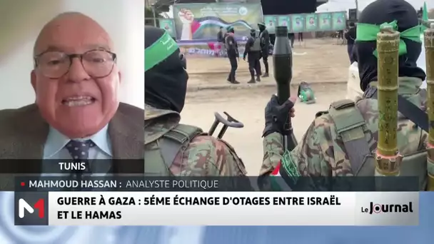 Guerre à Gaza : 5e échange d´otages entre Israël et le Hamas, le point avec Mahmoud Hassan