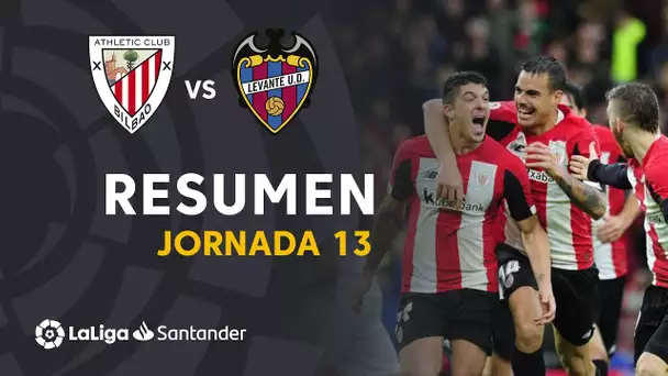 Resumen de Athletic Club vs Levante UD (2-1)