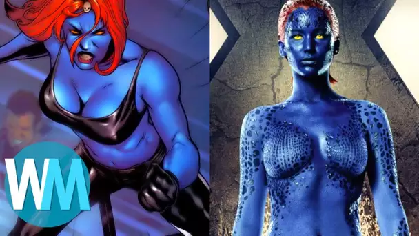 Top 10 des DIFFÉRENCES entre les comics et les films X-MEN !