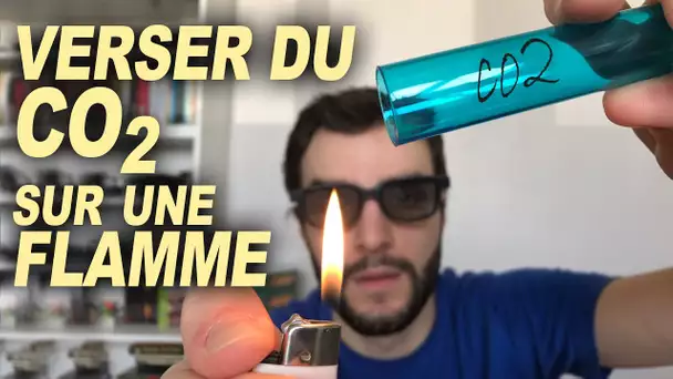 VERSER DU CO2 SUR UNE FLAMME ! Expérience