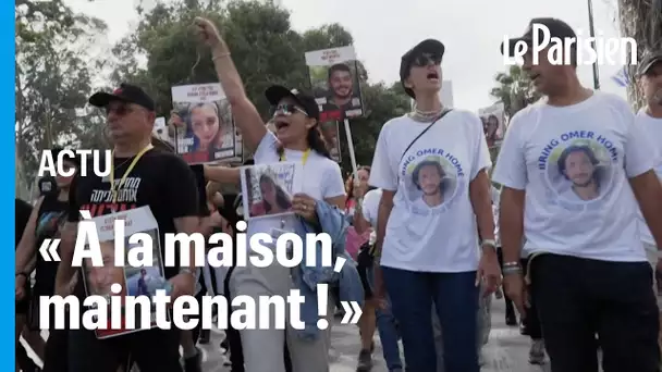 «Rendez-les à leurs familles!» : des proches d'otages israéliens marchent vers Jérusalem pour leur l